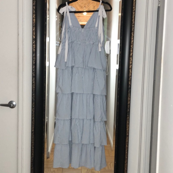 Storia layered dress with tie shoulder straps - Picture 3 of 4